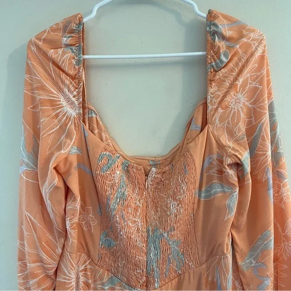 ASTR the label Women's Long Sleeve Windsor Mini Dress Size L - Picture 14 of 16